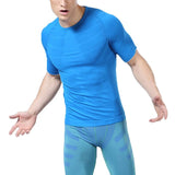 3 Size Men Athletic Compression Short Sleeve Sport Tight Shirt Gym ClotheS