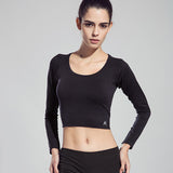 BINAND High Quality Fitness Gym Long Sleeve T shirt Compression Tights Women's Sport T shirts Women Clothes Tees & Tops