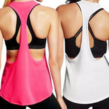 2017 New Women Gym Sports Vest Sleeveless Tank Tops Fitness Running Clothes Tight Quick Dry T-shirt B2Cshop