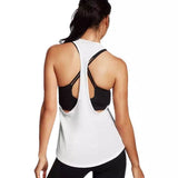 2017 New Women Gym Sports Vest Sleeveless Tank Tops Fitness Running Clothes Tight Quick Dry T-shirt B2Cshop