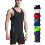 Breathable Men Sport Training Slim Vest Quick Drying Basketball Running Vest Clothes Athletic Workout Vest Gym Tee