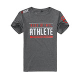 Mens gym training Brand t shirt Fitness Bodybuilding short sleeve cotton shirts Run workout clothes Crossfit tee tops clothing