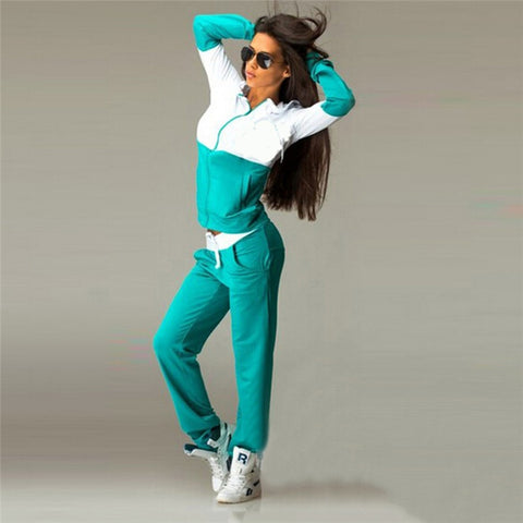 Gym Hooded Sweater Suit Running Set Sports Tracksuits Jumpsuit Clothes Sportswear Jogging Fitness Workout Set For Women Clothing