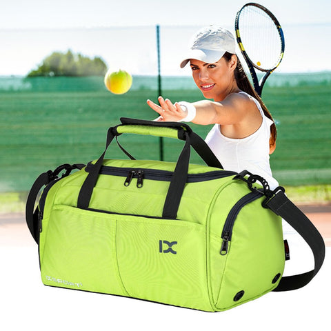 Large Capacity Outdoor Sports Bag Traveling Luggage Handbags Shoulder Bag Waterproof Polyester For Fitness Training Gym Yoga