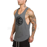 Muscleguys Brand Fitness Mens Tank Top Bodybuilding Clothes gyms Shirts Crossfit Vests Cotton Singlets Muscle Stringer tanktop