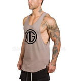 Muscleguys Brand Fitness Mens Tank Top Bodybuilding Clothes gyms Shirts Crossfit Vests Cotton Singlets Muscle Stringer tanktop