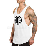 Muscleguys Brand Fitness Mens Tank Top Bodybuilding Clothes gyms Shirts Crossfit Vests Cotton Singlets Muscle Stringer tanktop