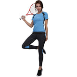 Women Yoga Set Gym Fitness Clothes Tennis Shirt+Pants 2pcs set Running Tights Jogging Workout Yoga Leggings Sport Suit