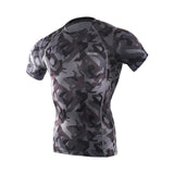 Men Multi Function Cycling Jersey Short Sleeve Sports Cycling T Shirt Clothing Men Elastic Quick Dry GYM Cycle Bicycle Clothes