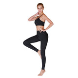 2pcs Sexy Women Hollow Yoga Set Jogging Exercise Gym Bra Pants Sports Wear Clothes Jogging Suits Yoga Set Sports Bra Set S-XL