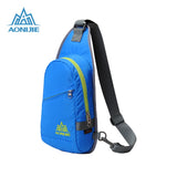 AONIJIE Waterproof Nylon Chest Gym Bag Bookbag Cross Body Bag Outdoor Sports Cycling Camping Hiking Running Shoulder Bag