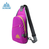 AONIJIE Waterproof Nylon Chest Gym Bag Bookbag Cross Body Bag Outdoor Sports Cycling Camping Hiking Running Shoulder Bag