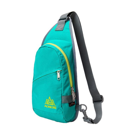 AONIJIE Waterproof Nylon Chest Gym Bag Bookbag Cross Body Bag Outdoor Sports Cycling Camping Hiking Running Shoulder Bag