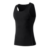 Gym running vest  Men\'s training tight vest Basketball fitness running quick-drying breathable  vest clothes