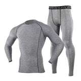 Cycling Base Layers Compression Tights Base Layer Running Fitness Bodybuilding Men GYM Clothes Tops and Pant Suit