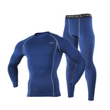 Cycling Base Layers Compression Tights Base Layer Running Fitness Bodybuilding Men GYM Clothes Tops and Pant Suit