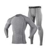 Cycling Base Layers Compression Tights Base Layer Running Fitness Bodybuilding Men GYM Clothes Tops and Pant Suit