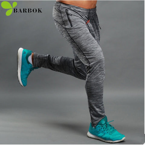 BARBOK Compression Sports Pants for Men Running Pants Sportswear Clothes Yoga Fitness Training Gym Leggings Jogging Trousers