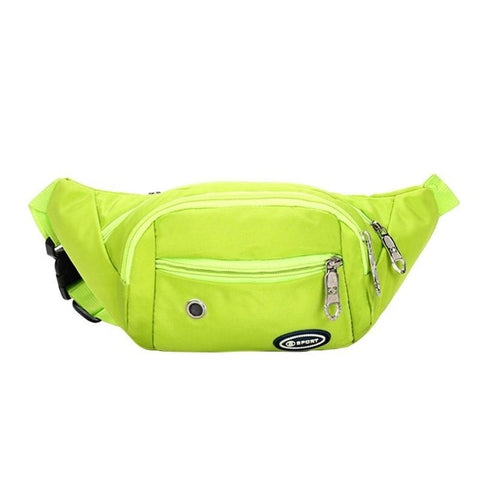 Men Women Running Waist Bag Sport Pack Cycling Bag Belt Fanny Waist Pouch Outdoor Travel Racing Hiking Gym Fitness Money Purse