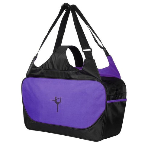 Multifunction Fitness Yoga Bag Gym Mat Storage Bag Yoga Backpack Shoulder PVC Waterproof Gym Sports Exercise Carrier Without mat