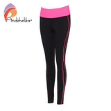 Andzhelika Women Leggings Gym Fitness Yoga Pants Elasticity Waist Sport Clothes Wear Sportswear Workout Trousers Jogging