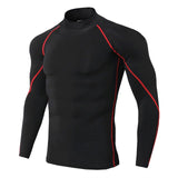 New Autumn Gym T-shirt Men Compression Boldbulding Jogging Sport T-shirt Men's Outdoor Clothes Running Long Sleeve T-Shirt