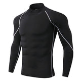 New Autumn Gym T-shirt Men Compression Boldbulding Jogging Sport T-shirt Men's Outdoor Clothes Running Long Sleeve T-Shirt