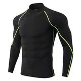 New Autumn Gym T-shirt Men Compression Boldbulding Jogging Sport T-shirt Men's Outdoor Clothes Running Long Sleeve T-Shirt