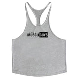 Muscleguys Fitness apparel bodybuilding stringer tank top mens gyms clothes vest cotton sleeveless shirt regatas masculino