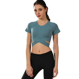 Women Sexy Yoga Shirts Sports Top Style Fitness Crop Top Running Shirt Sport Gym Clothes Tank Tops Sportswear