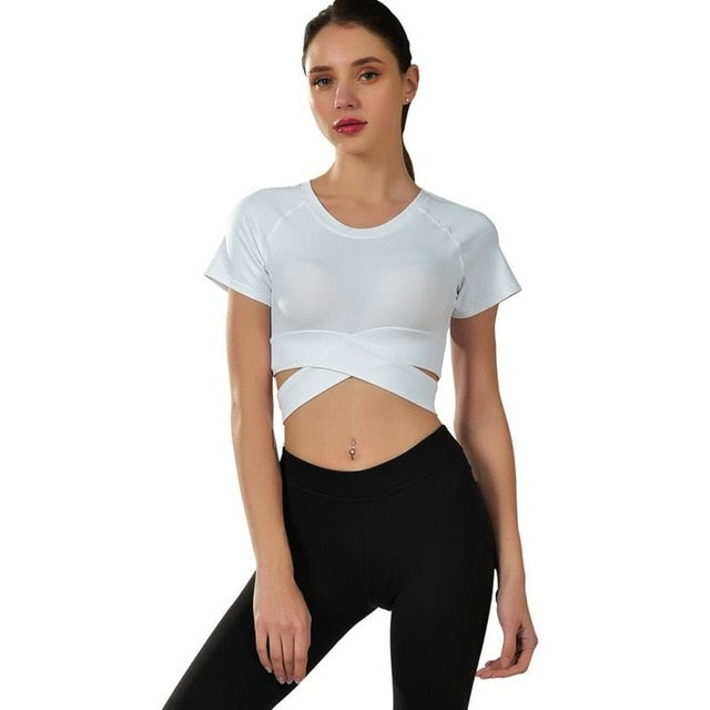 Women Sexy Yoga Shirts Sports Top Style Fitness Crop Top Running Shirt Friends For Fitness Women Sexy Yoga Shirts Sports Top Style Fitness Crop Top Running Shirt Friends For Fitness
