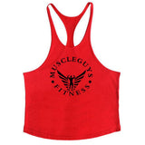 Muscle Guys Brand Gyms Bodybuilding Tank Top Fitness Mens Sleeveless Shirt Gyms Clothes Men Vest Undershirt Tops