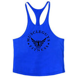 Muscle Guys Brand Gyms Bodybuilding Tank Top Fitness Mens Sleeveless Shirt Gyms Clothes Men Vest Undershirt Tops