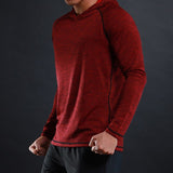 Reflective Long Sleeve Gym T-Shirts Men Breathable Yoga Top Sportswear Fitness Jogging Clothes Running Athletics Sports Shirts