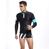 Men's Body Suits Sport Cloth GYM Swimming T-Shirt tight Top Swimwear Diving Thin Wetsuit Running Clothes Tops Windsurf Surfing