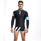 Men's Body Suits Sport Cloth GYM Swimming T-Shirt tight Top Swimwear Diving Thin Wetsuit Running Clothes Tops Windsurf Surfing