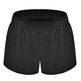 Zipper Women Sports Shorts Running Sportwear Active Yoga Shorts for Fitness Gym Workout Clothes For Women